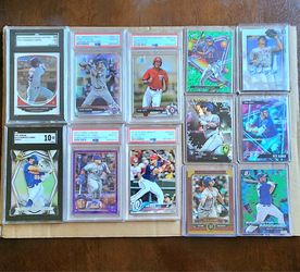 Juan Soto, Francisco Lindor, Brandon Nimmo, Mark Vientos, & Pete Alonso Rookie Lot. 
