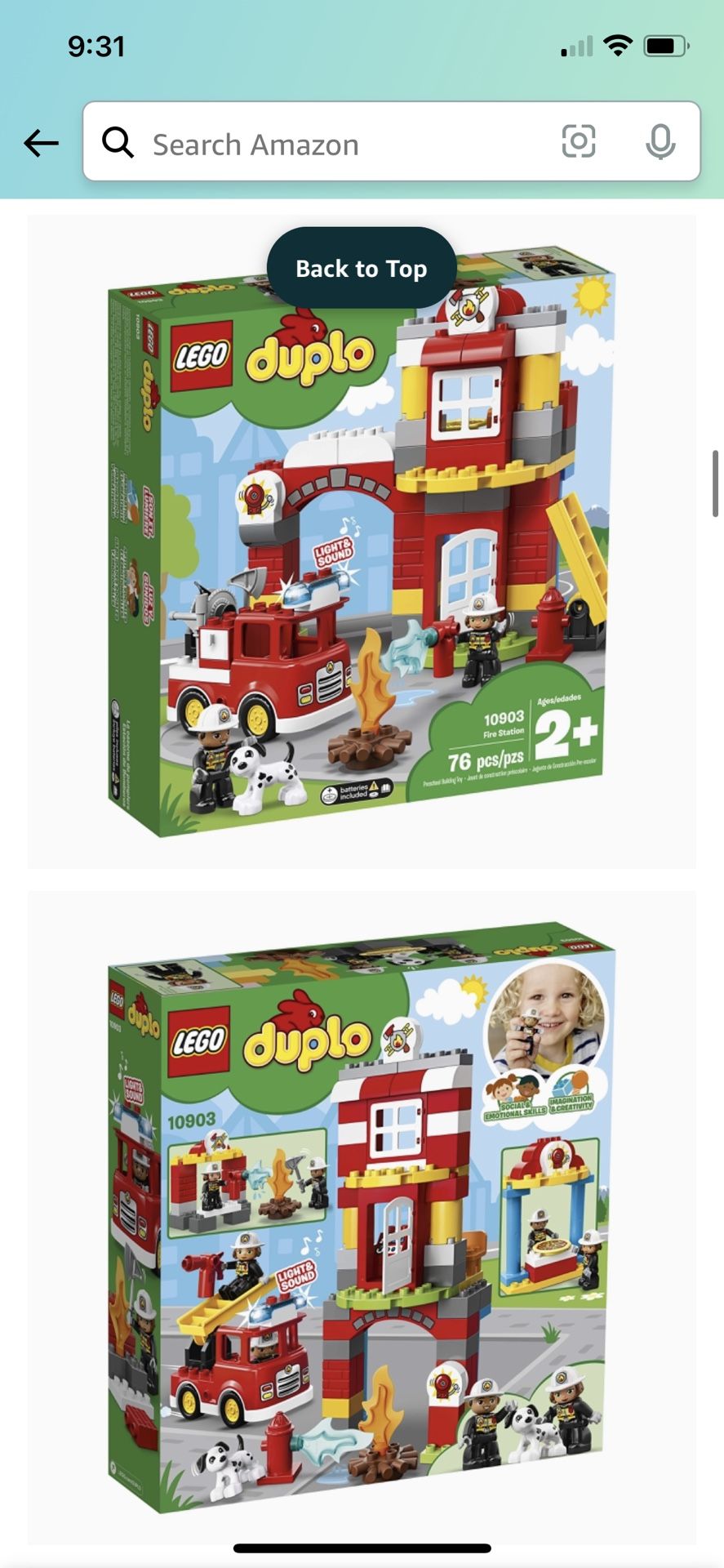 Lego duplo 10903 fire station 2025