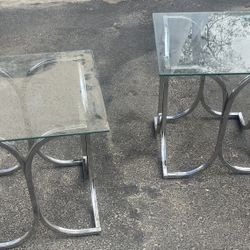 Glass End Tables