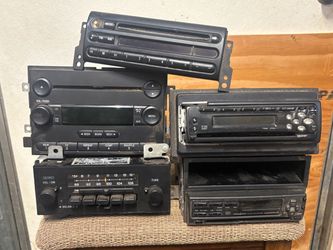 Lot of 5 Car Stereo Head Units