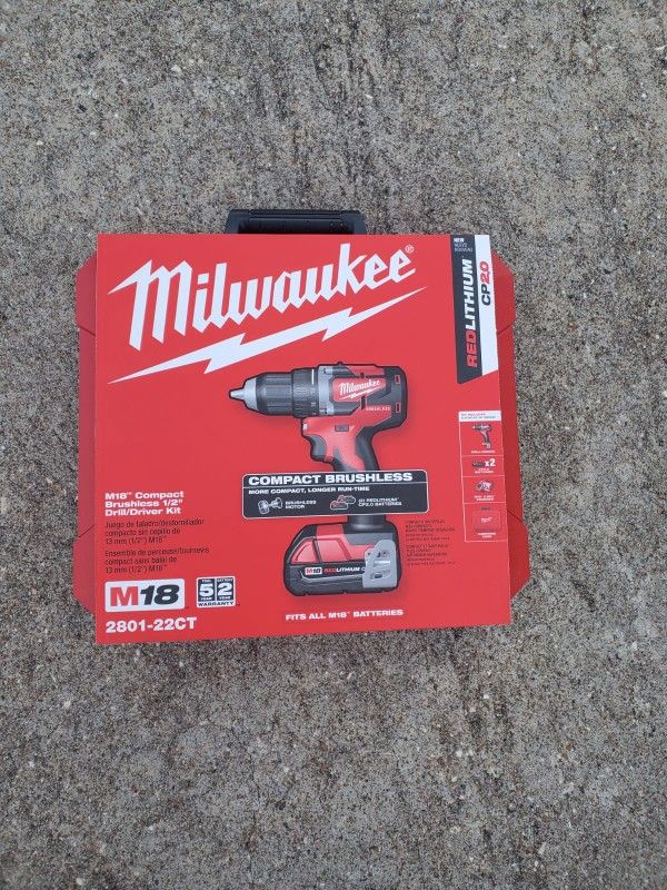 Milwaukee M18 Drill Brand New 🆕 Battery And Charger Included Nueva$130 Price Firm Nothing Less Precio Firme Nada Menos