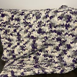 Hand Knotted Blanket