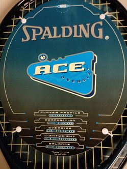 SPAULDING ACE TENNIS RACQUET 2 SET