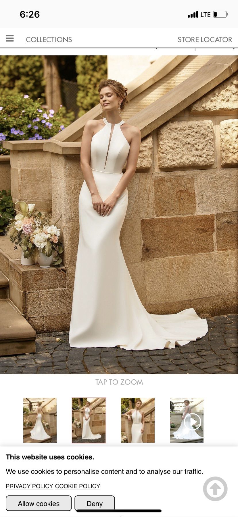 🌟 Moonlight Bridal Wedding Dress + Veil + “Something Blue” Garter – Preserved Set 🌟