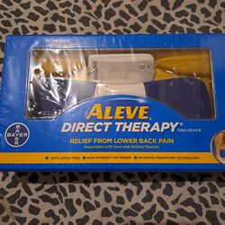 NEW Aleve Direct Therapy Tens Unit With Wireless Remote