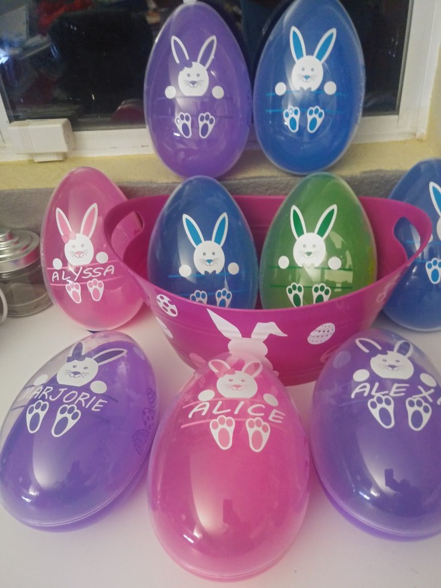 Personalized Easter eggs