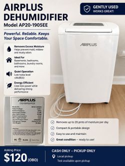 Air plus Dehumidifier