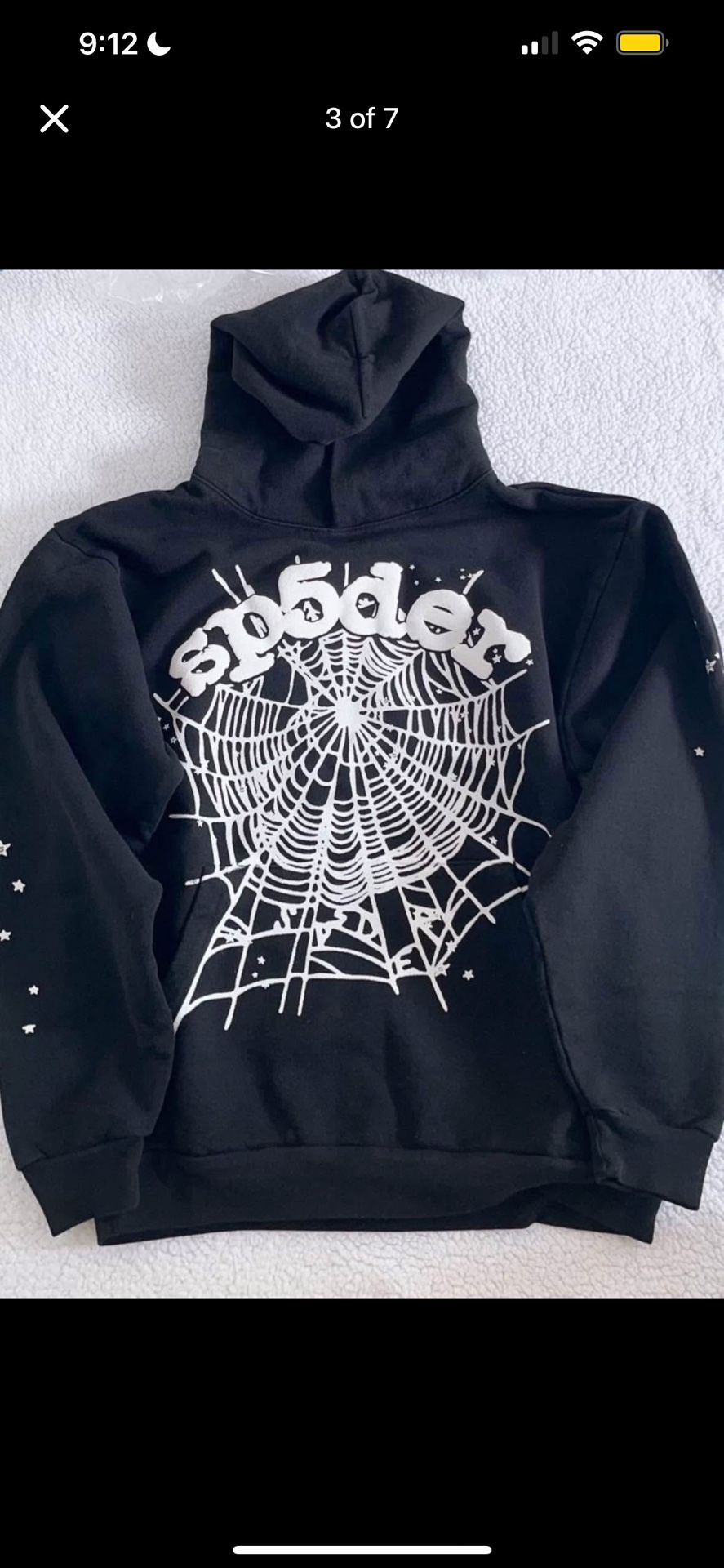 Black and white Spider Worldwide hoodie #SpiderWorldwide