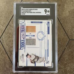 Babe Ruth Tools Of The Trade Baseball Card