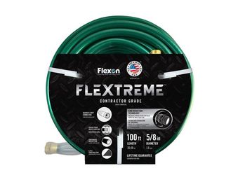 Flexon 5/8 in. x 100 ft. Contractor Grade Hose with Guard & Grip