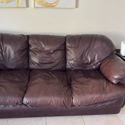 Couch And Side Table For Free Must Pick Up 