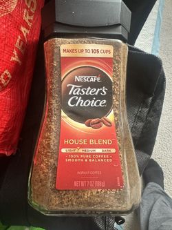 Taster’s choice instant coffee (house blend) $10 dollars 