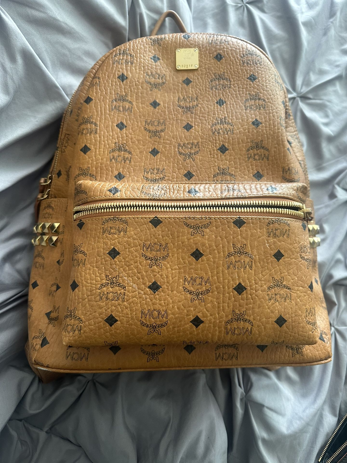 Authentic Mcm Back Pack Large