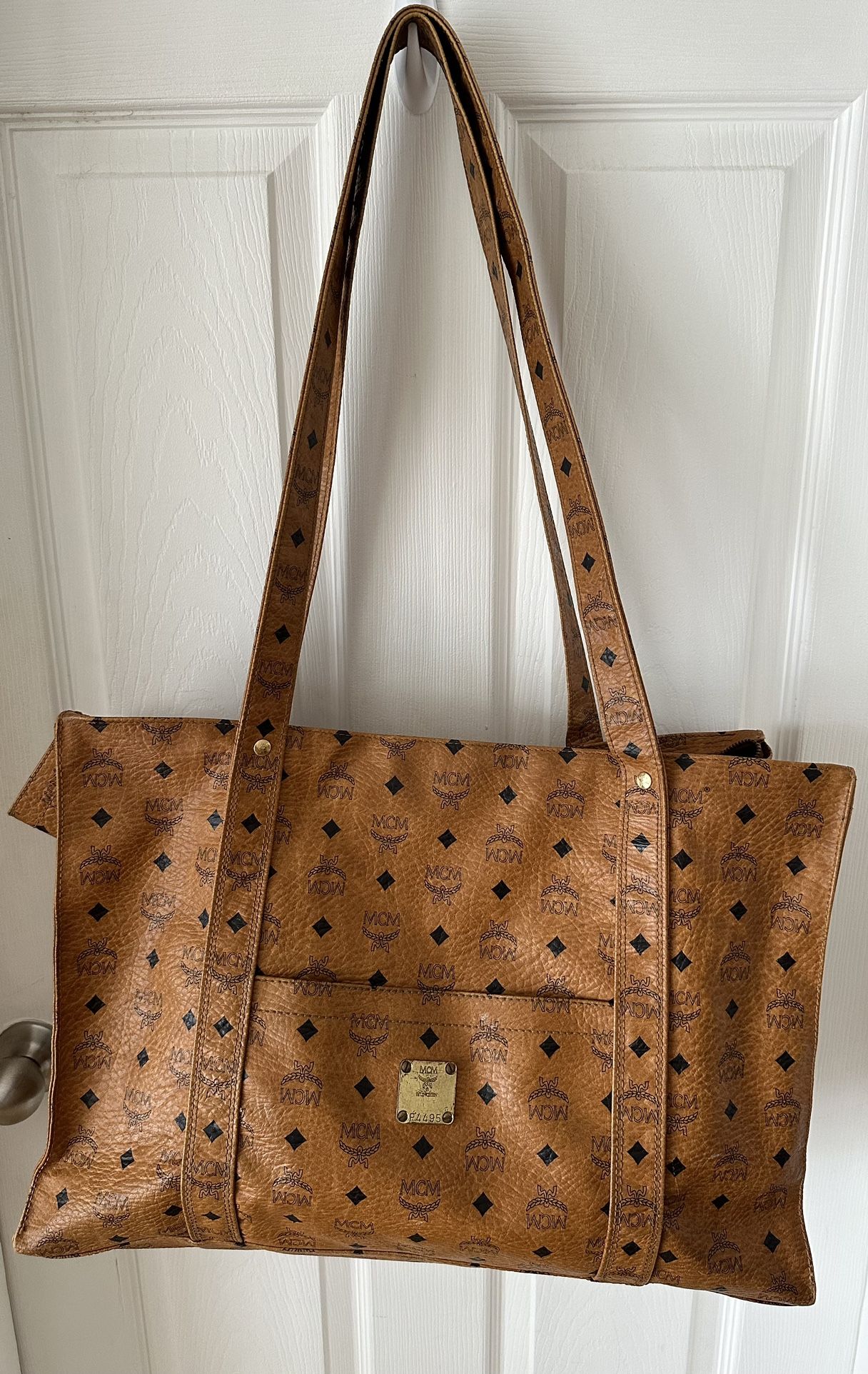 Vintage 90s MCM Large Tote Bag 