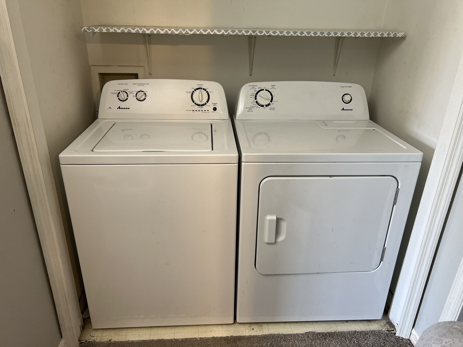 Amana Washer And Dryer For Sale ! 