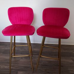 Pink Bar Stools 