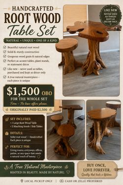 One of kind dining table