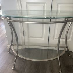 Entryway Table - Glass