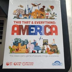 New Outset Media This That & Everything Party American Edition Board Game