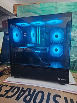 Black gaming pc Ryzen 5 5500 with 3050 8gb