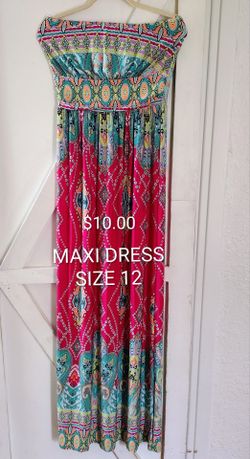 Size 12 maxi dress