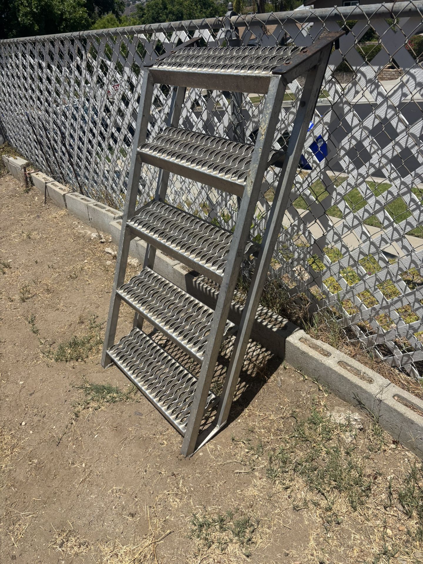 Five Step Aluminum Stairs