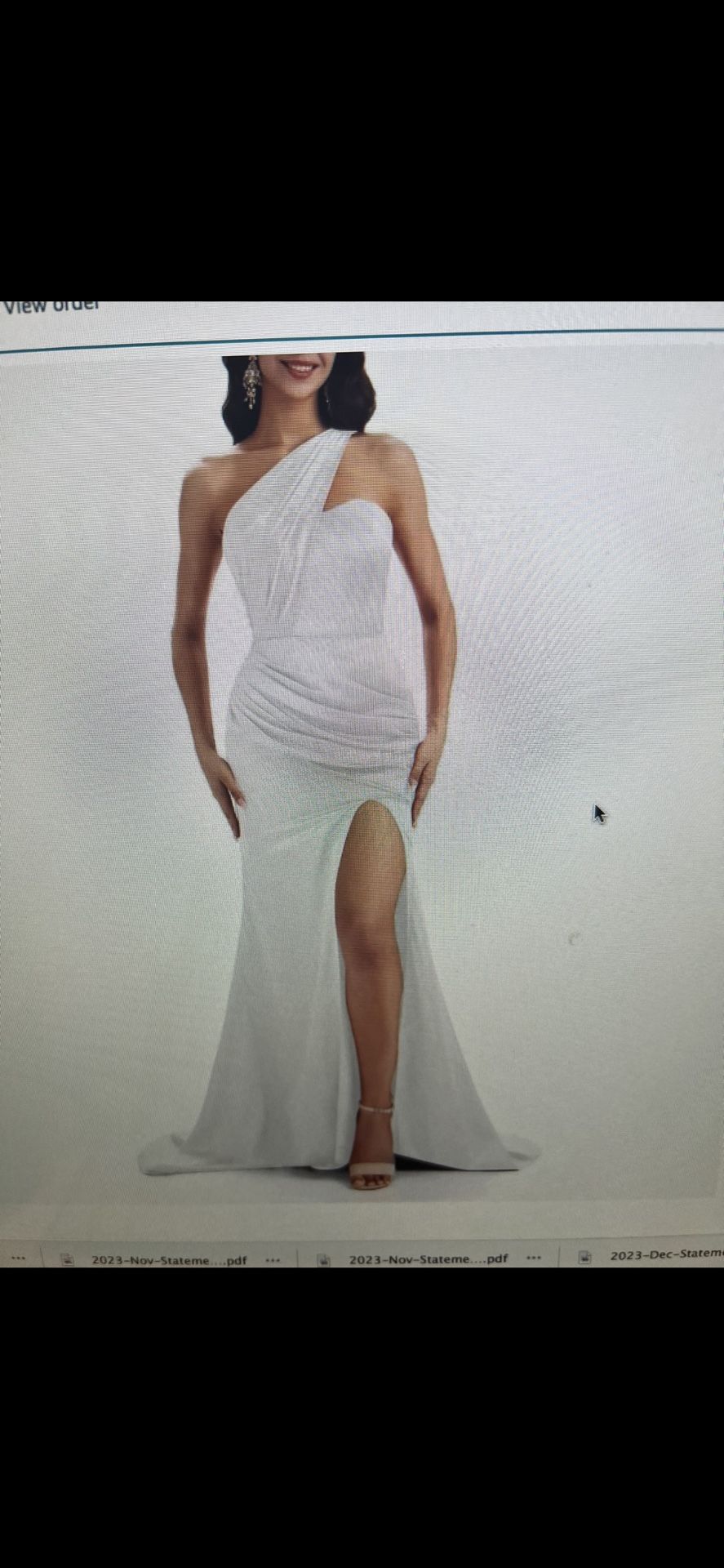 Ivory Satin Gown,All Products : American Fashion Style Bags On Sale
