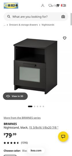 BRIMNES Nightstand