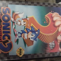 Sonic The Hedgehog 2 Sega Genesis Game