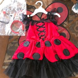 Cute Little Ladybug Costume 3T