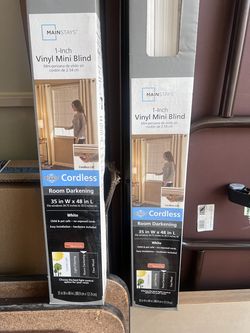 Vinyl mini blinds