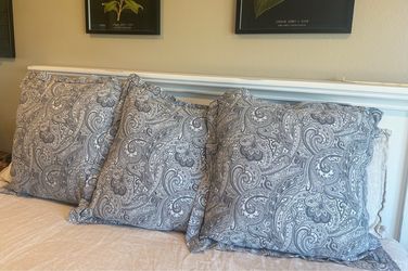 Set of Ralph Lauren Euro pillows