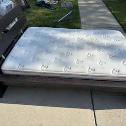 Full-size bed frame With Mattress