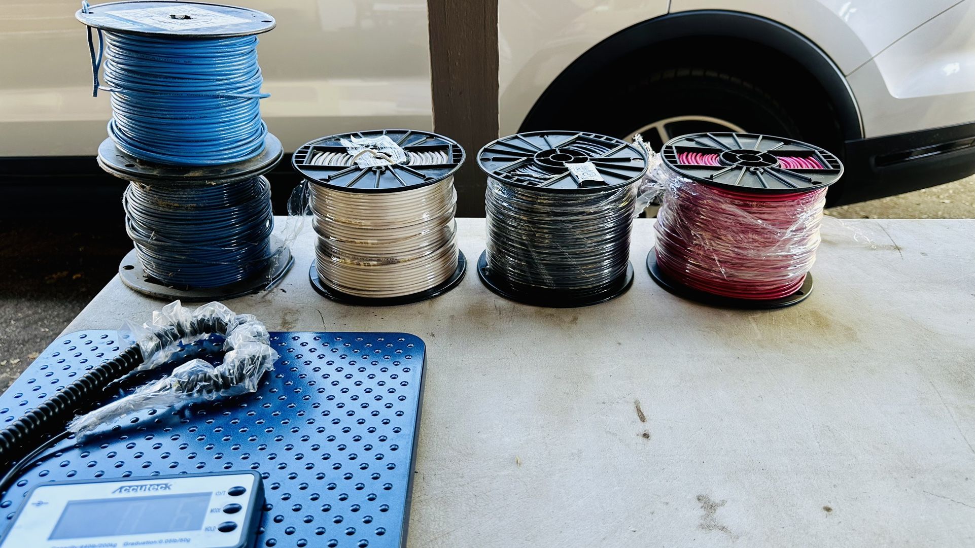 #12 Strand Wire / Cable 500FTLarge Vintage Mirror Lamp from Glashütte Limburg