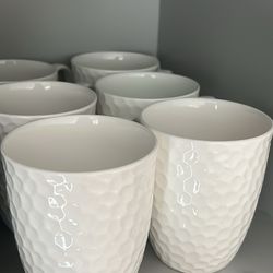 Ceramic White Mugs