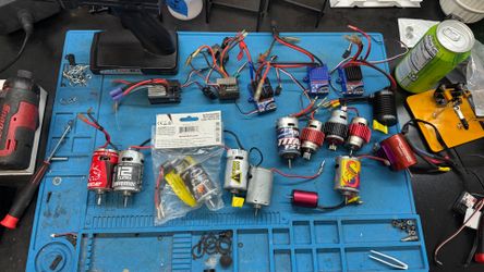 RC brushed and brushless motors and ESC