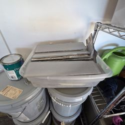 Smoke gray Grey gris subway tiles 3x6 inches 40 pieces