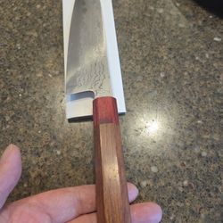 Blacksmith Forged Japanese Knife Set.   