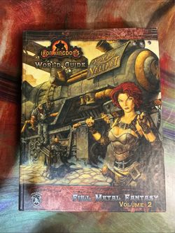 Iron Kingdoms World Guide: Full Metal Fantasy Vol 2 Hardcover 1st Print With MAP