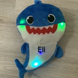 Personalized Singing LED Light Plush Toys Music Doll English Song Toy Gift