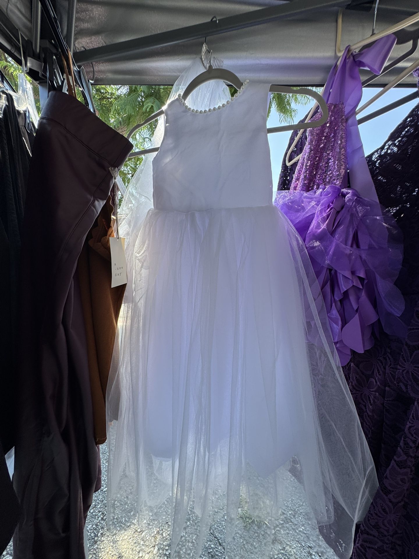 White Dress For Kid
