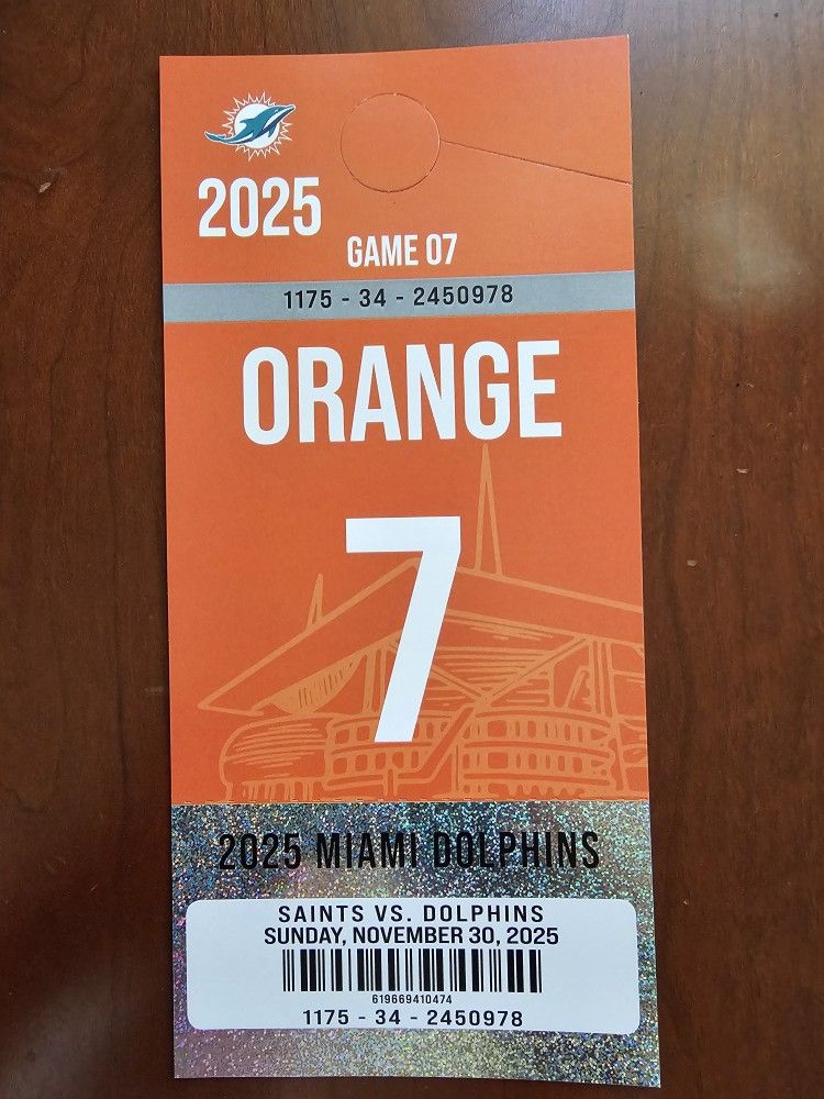 Orange Parking Pass for Sale