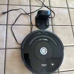 iRobot Roomba 675 + Docking Station – Works Great (Needs Minor Docking Assist)
