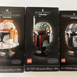 Lego Star Wars Helmets New
