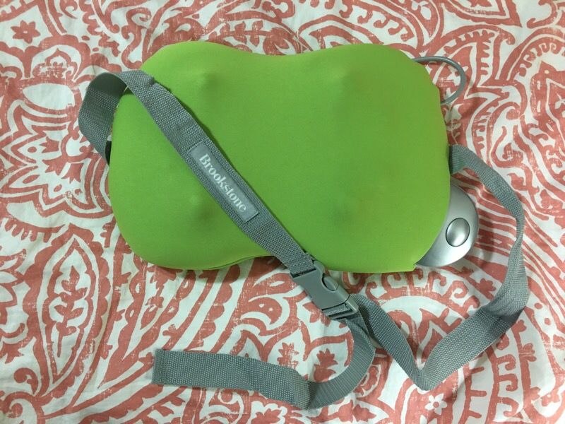Brookstone lumbar massage pillow i.need