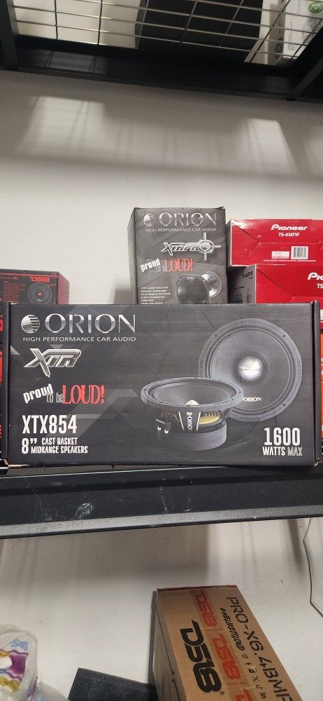 New!! Orion XTR (2) 8" MID RANGE SPEAKERS 