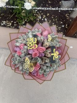 Graduation Flower And Money Bouquets 