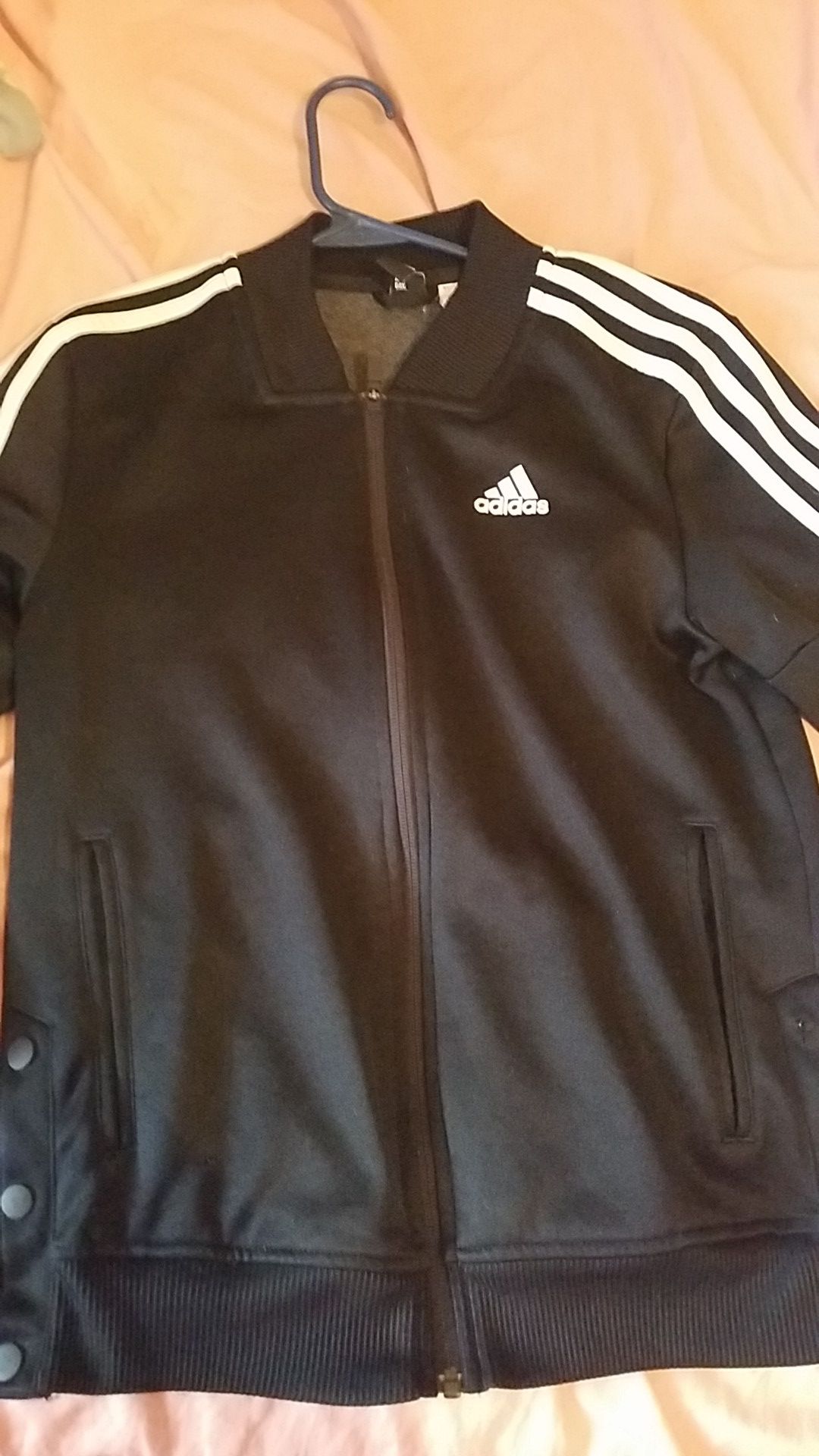 Adidas jacket and jordan shirt