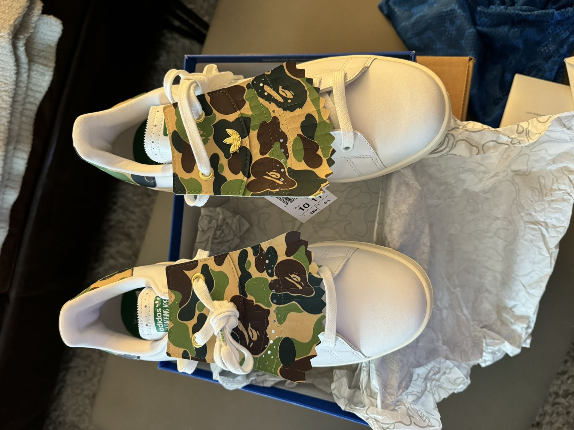 Adidas Stan Smith Bape golf shoes 10