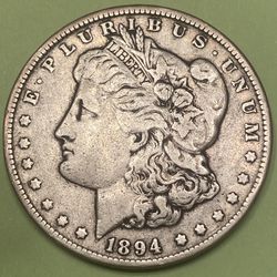 1894-O  UNITED STATES MORGAN SILVER DOLLAR